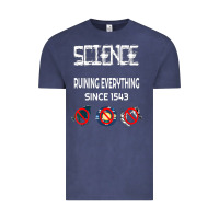 Vintage Denim Science Ruining Everything Since 1543 Aliens Vintage Tee - minhPixels