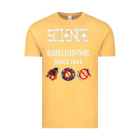 Vintage Mustard Science Ruining Everything Since 1543 Aliens Vintage Tee - minhPixels
