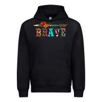 Black brave and aztec wood sunflower with arrow Urban Hoodie - Artiststas