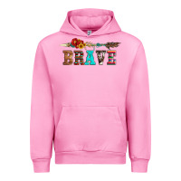 Fuchsia Pink brave and aztec wood sunflower with arrow Urban Hoodie - Artiststas