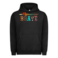 Pigment Black brave and aztec wood sunflower with arrow Urban Hoodie - Artiststas