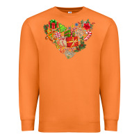 Carrot merry Christmas heart Premium Sweatshirt - CowhideDigitalArt
