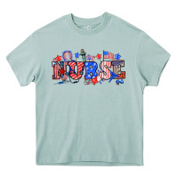 Arona 4th of july nurse Heavy Core Tee - NancyCooperArtShop