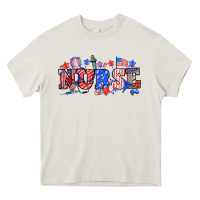 4th Of July Nurse Heavy Core Tee | Teevron