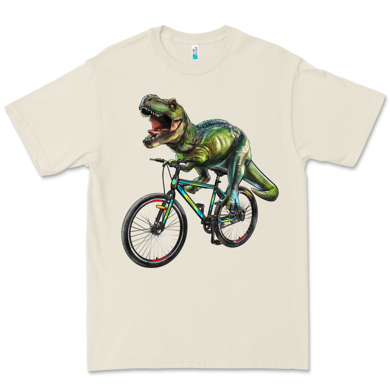 T Rex Dinosaur Riding Dinosaur Premium Tee by RanaPortraitStore | Teevron