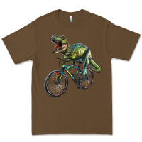 Cacao t rex dinosaur riding dinosaur Premium Tee - RanaPortraitStore