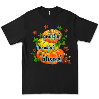 Black grateful thankful blessed Premium Tee - MaliasSmallBusiness