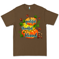 Cacao grateful thankful blessed Premium Tee - MaliasSmallBusiness