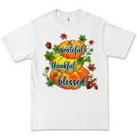 White grateful thankful blessed Premium Tee - MaliasSmallBusiness