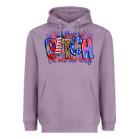 Lavender boom bitch get out the way Heavyweight Hoodie - CowhideDigitalArt