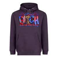 Plum boom bitch get out the way Heavyweight Hoodie - CowhideDigitalArt