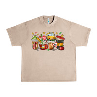 French Oak school bus coffee cups Urban Heavy Tee - NancyCooperArtShop