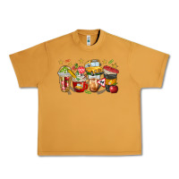 Peanut Butter school bus coffee cups Urban Heavy Tee - NancyCooperArtShop