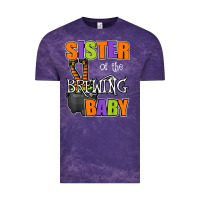 Cloud Purple sister of brewing baby halloween theme baby shower spooky t shirt Vintage Tee - minhPixels