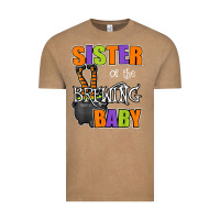 Vintage Coffee sister of brewing baby halloween theme baby shower spooky t shirt Vintage Tee - minhPixels