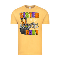Vintage Mustard sister of brewing baby halloween theme baby shower spooky t shirt Vintage Tee - minhPixels