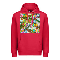 Cardinal Happy Easter Seamless Pattern Premium Hoodie - BundleAndBundleShop