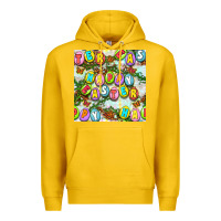 Lemon Happy Easter Seamless Pattern Premium Hoodie - BundleAndBundleShop
