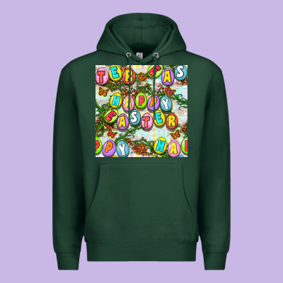 Happy Easter Seamless Pattern Premium Hoodie Designed By Bundleandbundleshop