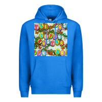 True Royal Happy Easter Seamless Pattern Premium Hoodie - BundleAndBundleShop