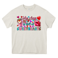 Cream my class is full of sweethearts Heavy Core Tee - NancyCooperArtShop
