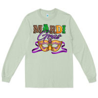 Matcha happy mardi gras carnival mask Long Sleeve Tee - Jasminsmagicworld