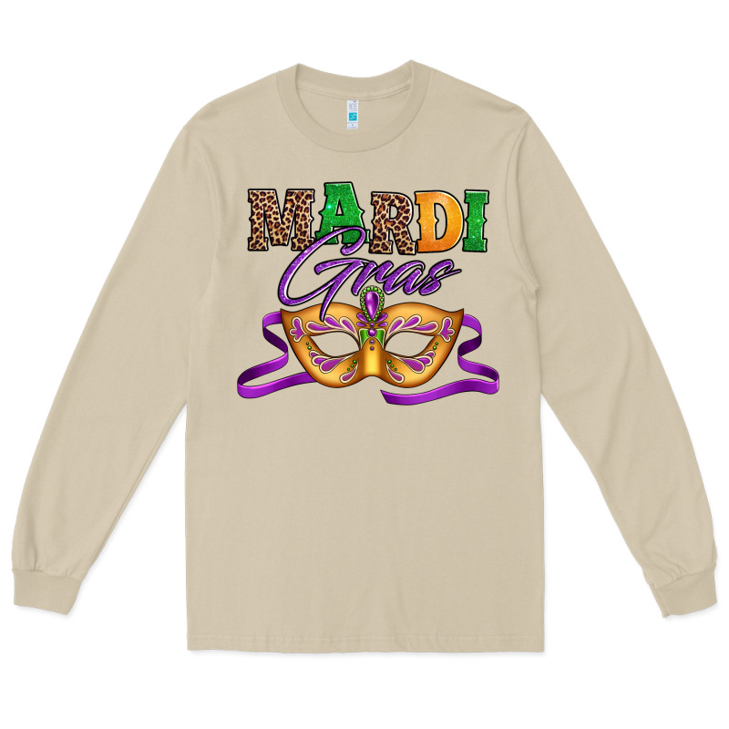 Happy Mardi Gras Carnival Mask Long Sleeve Tee by Jasminsmagicworld | Teevron