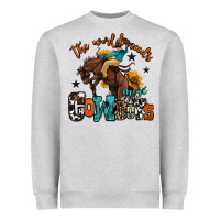 Heather Grey the world needs more cowboys Heavyweight Sweatshirt - OliviaCreatesArt