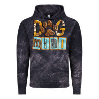 Cloud Black Dog Mini with Paw Vintage Hoodie - texasbilliewilder