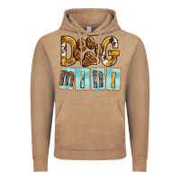 Vintage Coffee Dog Mini with Paw Vintage Hoodie - texasbilliewilder