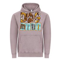 Vintage Zinc Dog Mini with Paw Vintage Hoodie - texasbilliewilder