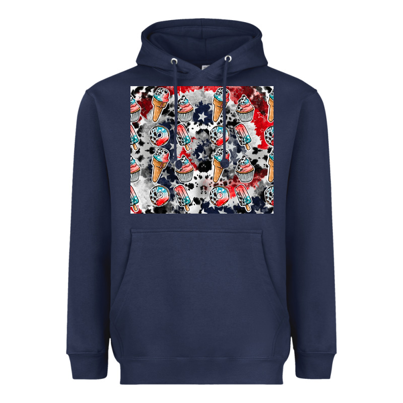 American Ice Cream Heavyweight Hoodie by CowhideDigitalArt | Teevron