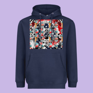 American Ice Cream Heavyweight Hoodie Designed By Cowhidedigitalart