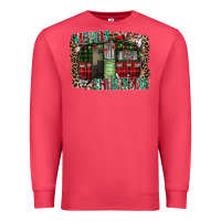 Cardinal merry christmas caravan Premium Sweatshirt - CowhideDigitalArt