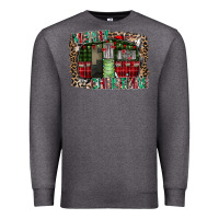 Charcoal Heather merry christmas caravan Premium Sweatshirt - CowhideDigitalArt