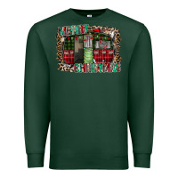 Sports Green merry christmas caravan Premium Sweatshirt - CowhideDigitalArt