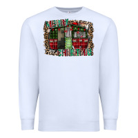 White merry christmas caravan Premium Sweatshirt - CowhideDigitalArt