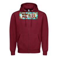 Burgundy pitch please Zipper Hoodie - BundleAndBundleShop