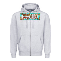 Heather Grey pitch please Zipper Hoodie - BundleAndBundleShop