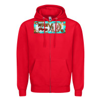 Red pitch please Zipper Hoodie - BundleAndBundleShop
