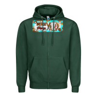 Sports Green pitch please Zipper Hoodie - BundleAndBundleShop