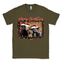 Army Green Merry Christmas Cows Classic Tee - Bettercallsaul