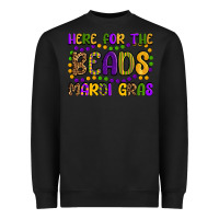 Black here for the beads mardi gras Heavyweight Sweatshirt - OliviaCreatesArt