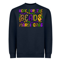 Navy here for the beads mardi gras Heavyweight Sweatshirt - OliviaCreatesArt