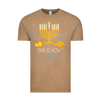 Vintage Coffee this is how we jew it funny jewish ugly hanukkah christmas Vintage Tee - minhPixels