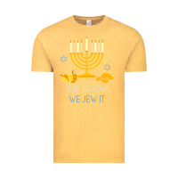 Vintage Mustard this is how we jew it funny jewish ugly hanukkah christmas Vintage Tee - minhPixels