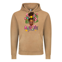 Vintage Camel August Girl Afro Woman Summer Vintage Hoodie - texasbilliewilder