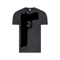 Vintage Black THE SOPRANOS GUN Vintage Tee - minhPixels