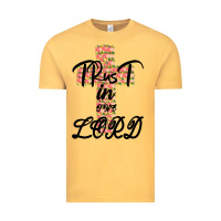 Vintage Mustard Trust In The Lord Vintage Tee - Bettercallsaul