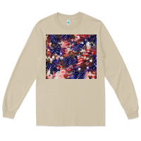 Mushroom American flag sparkly  tumbler Long Sleeve Tee - HowdyJamesFarm
